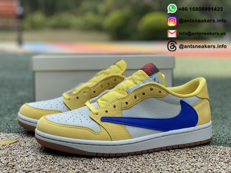 Travis Scott x Wmns Air Jordan 1 Retro Low OG SP 'Canary' DZ4137-700