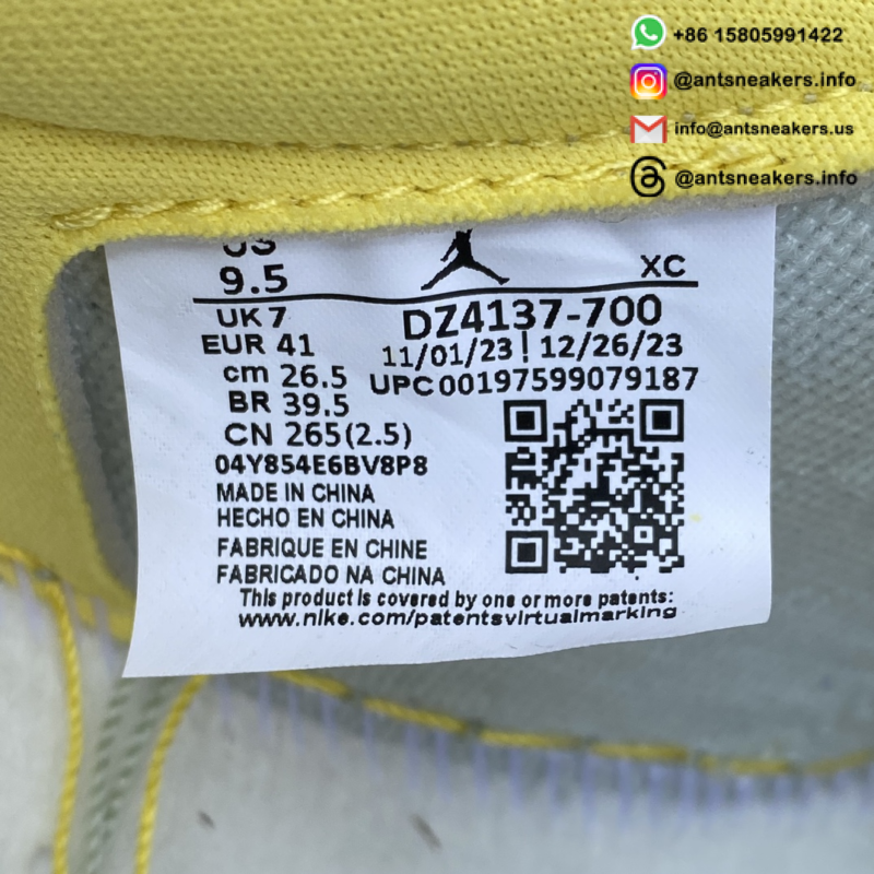 Travis Scott x Wmns Air Jordan 1 Retro Low OG SP 'Canary' DZ4137-700