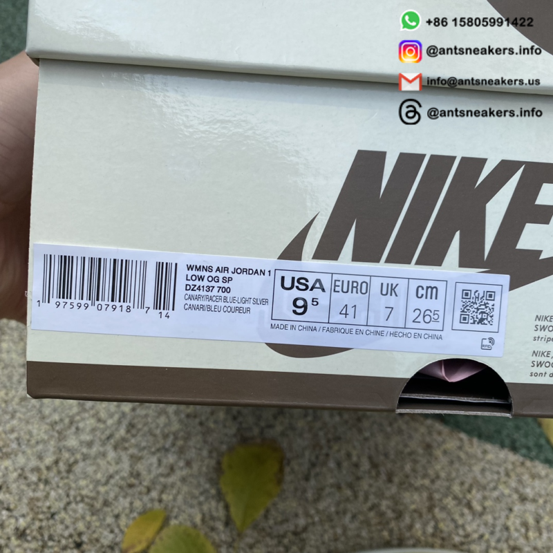 Travis Scott x Wmns Air Jordan 1 Retro Low OG SP 'Canary' DZ4137-700