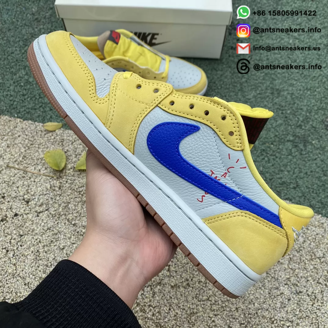 Travis Scott x Wmns Air Jordan 1 Retro Low OG SP 'Canary' DZ4137-700