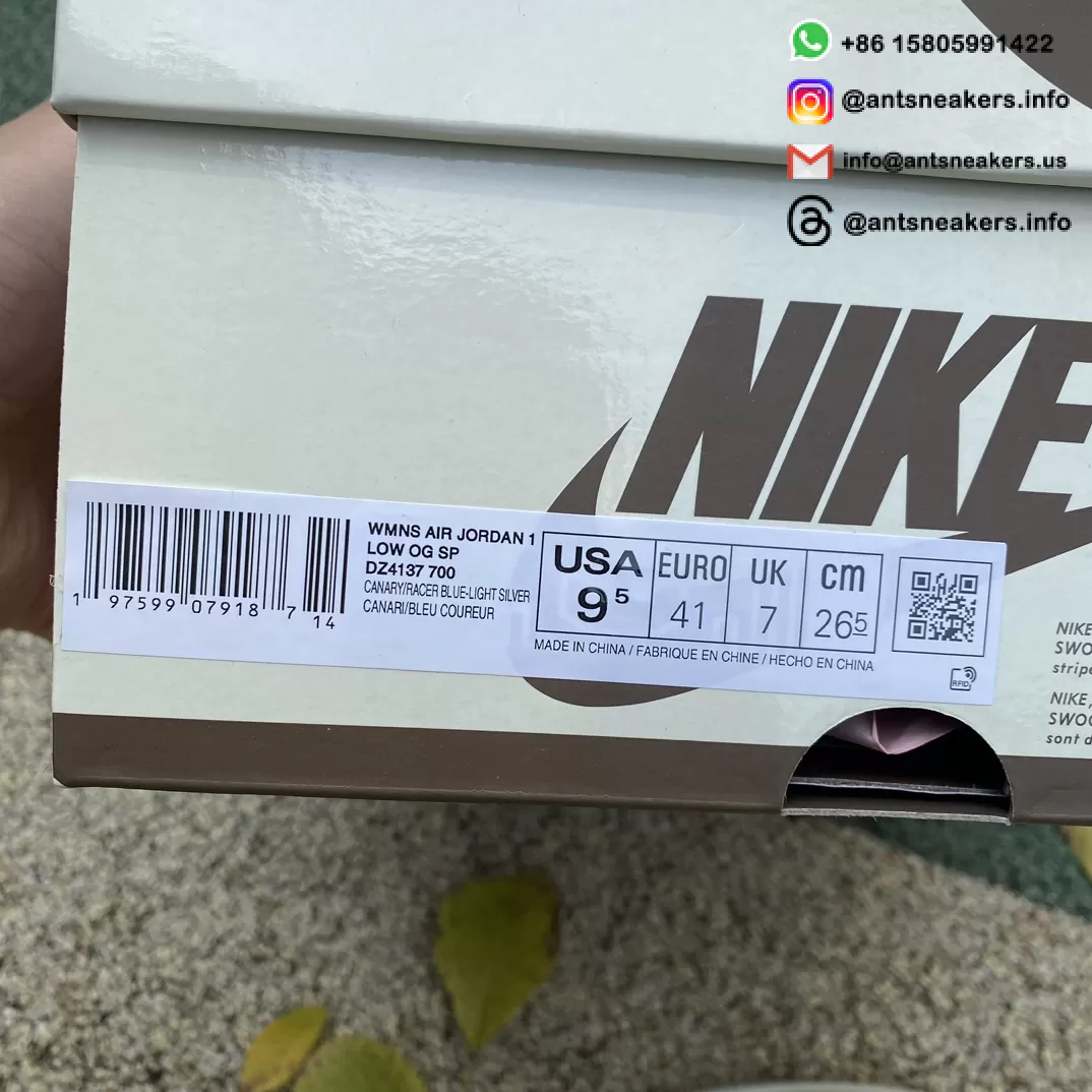Travis Scott x Wmns Air Jordan 1 Retro Low OG SP 'Canary' DZ4137-700