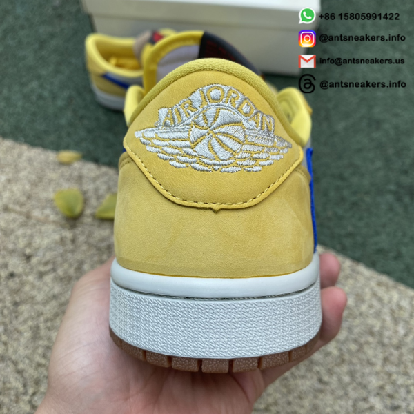 Travis Scott x Wmns Air Jordan 1 Retro Low OG SP 'Canary' DZ4137-700 - Image 4