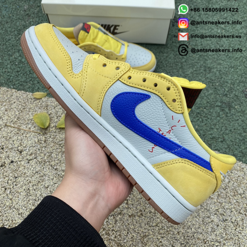 Travis Scott x Wmns Air Jordan 1 Retro Low OG SP 'Canary' DZ4137-700