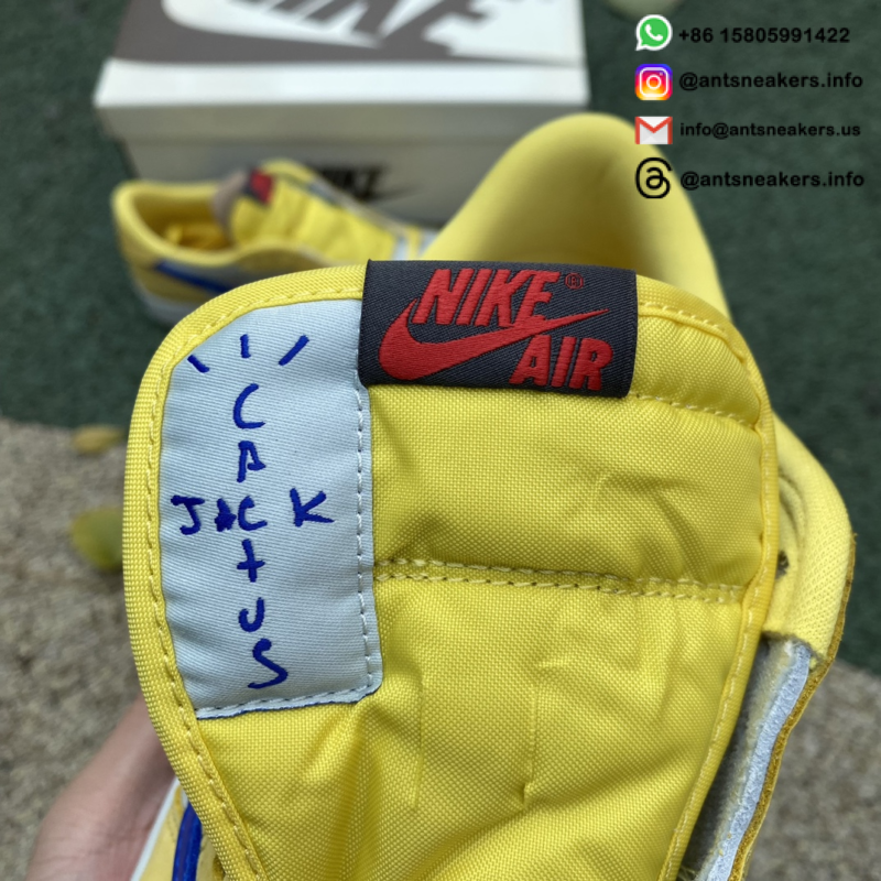Travis Scott x Wmns Air Jordan 1 Retro Low OG SP 'Canary' DZ4137-700