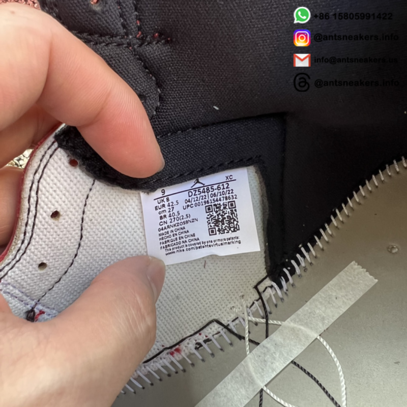 Air Jordan 1 Retro High OG 'Chicago Lost & Found' DZ5485-612