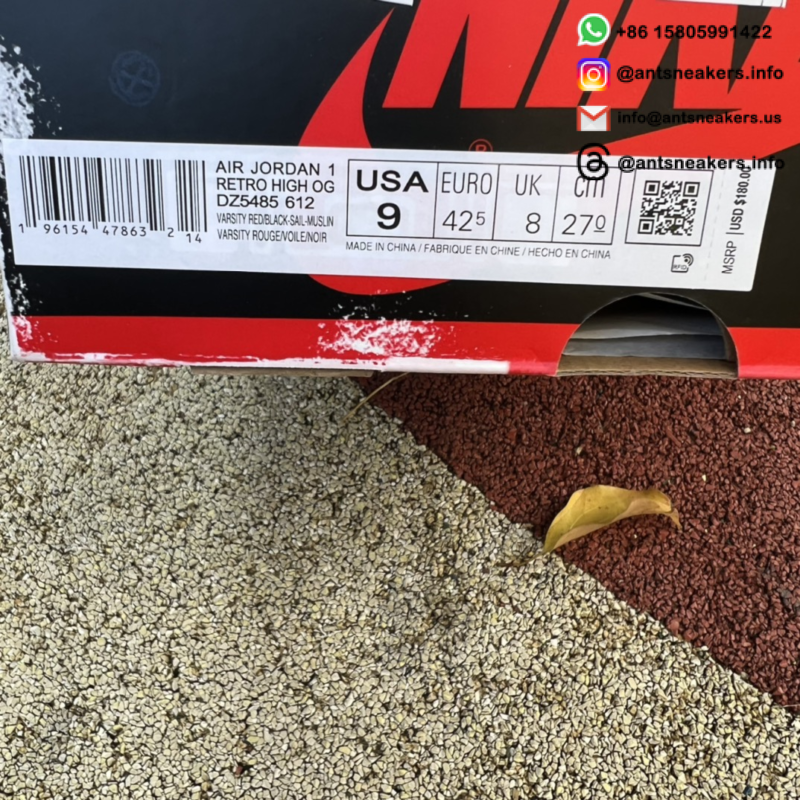 Air Jordan 1 Retro High OG 'Chicago Lost & Found' DZ5485-612