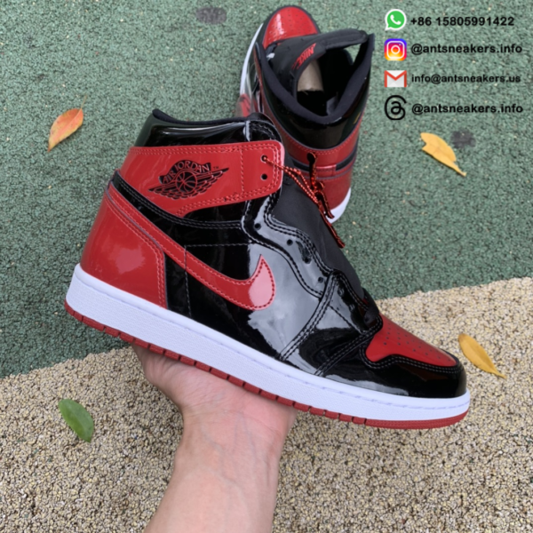 Air Jordan 1 Retro High OG 'Patent Bred' 555088-063 - Image 2