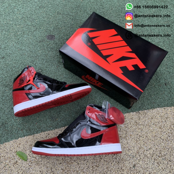 Air Jordan 1 Retro High OG 'Patent Bred' 555088-063 - Image 3