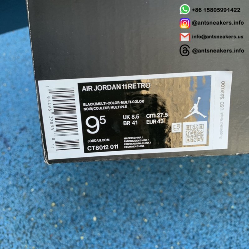 Air Jordan 11 Retro 'Jubilee / 25th Anniversary' CT8012-011