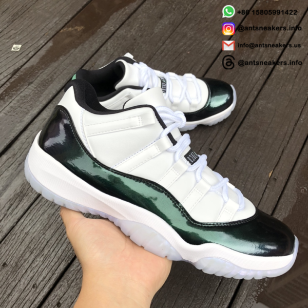 Air Jordan 11 Retro Low 'Emerald' 528895-145 - Image 2