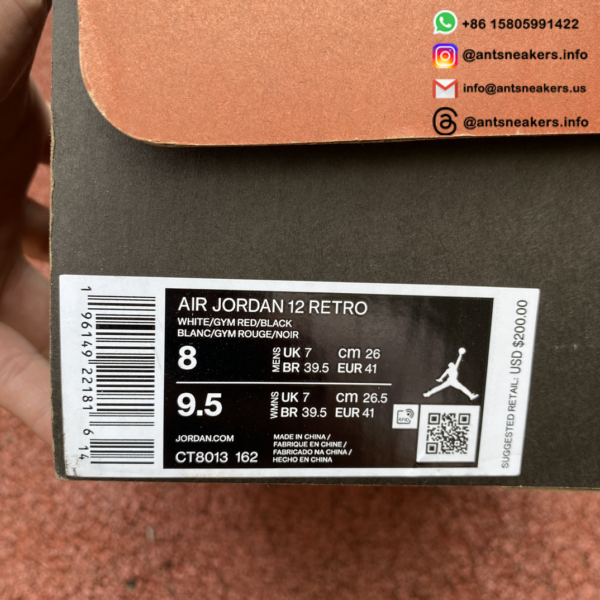 Air Jordan 12 Retro 'Taxi Flip' CT8013-162 - Image 11