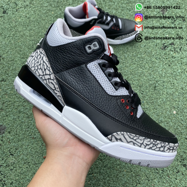 Air Jordan 3 Retro OG 'Black Cement' 2018 854262-001 - Image 2