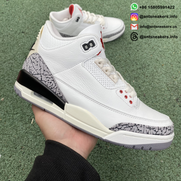 Air Jordan 3 Retro 'White Cement Reimagined' DN3707-100 - Image 2