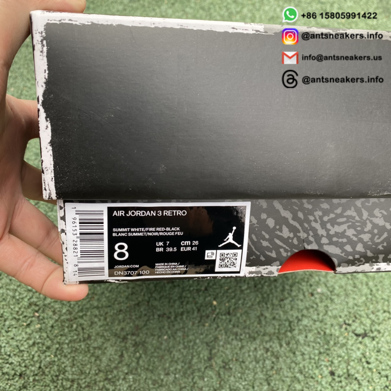 Air Jordan 3 Retro 'White Cement Reimagined' DN3707-100