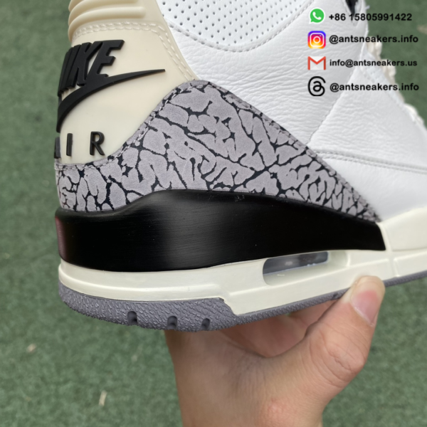Air Jordan 3 Retro 'White Cement Reimagined' DN3707-100 - Image 3