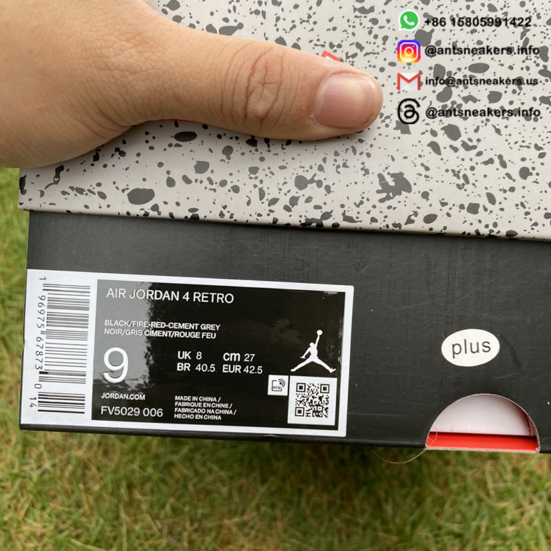 Air Jordan 4 Retro 'Bred Reimagined' FV5029-006
