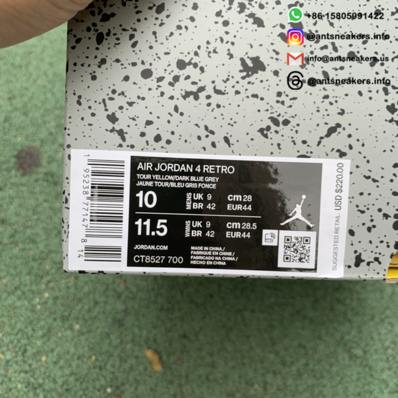 Air Jordan 4 Retro 'Lightning' 2021 CT8527-700