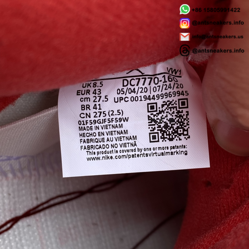 Air Jordan 4 Retro OG 'Fire Red' 2020 DC7770-160