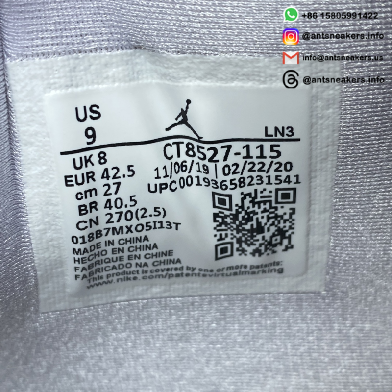 Air Jordan 4 Retro 'Purple Metallic' CT8527-115