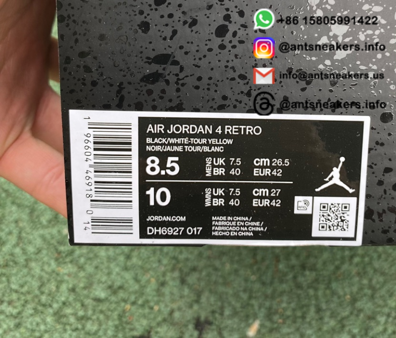 Air Jordan 4 Retro 'Thunder' 2023 DH6927-017