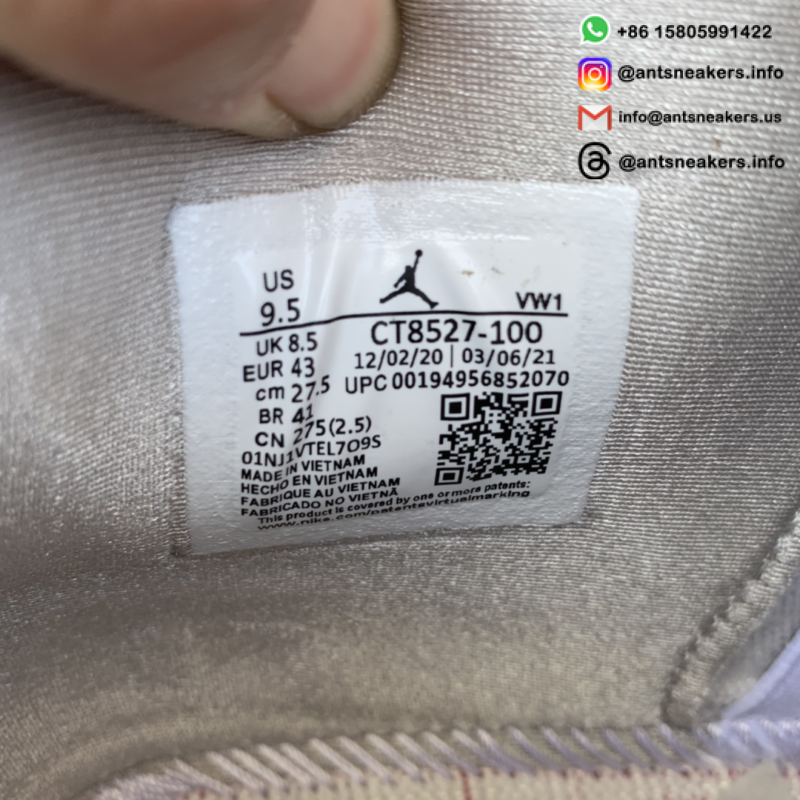Air Jordan 4 Retro 'White Oreo' CT8527-100