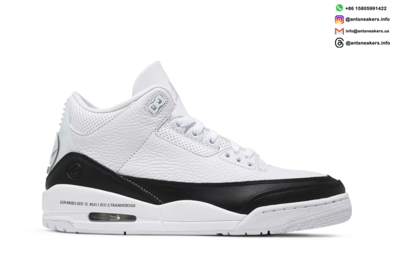 Fragment Design x Air Jordan 3 Retro SP 'White' DA3595-100