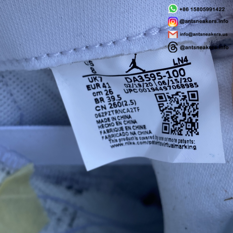 Fragment Design x Air Jordan 3 Retro SP 'White' DA3595-100