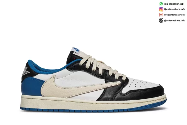 Fragment Design x Travis Scott x Air Jordan 1 Retro Low DM7866-140