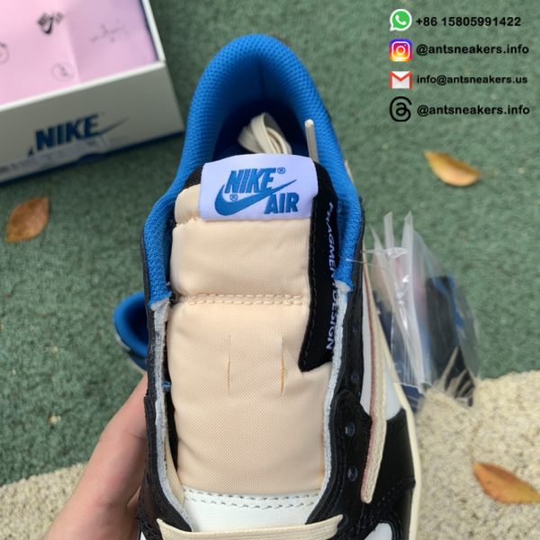 Fragment Design x Travis Scott x Air Jordan 1 Retro Low DM7866-140 - Image 6