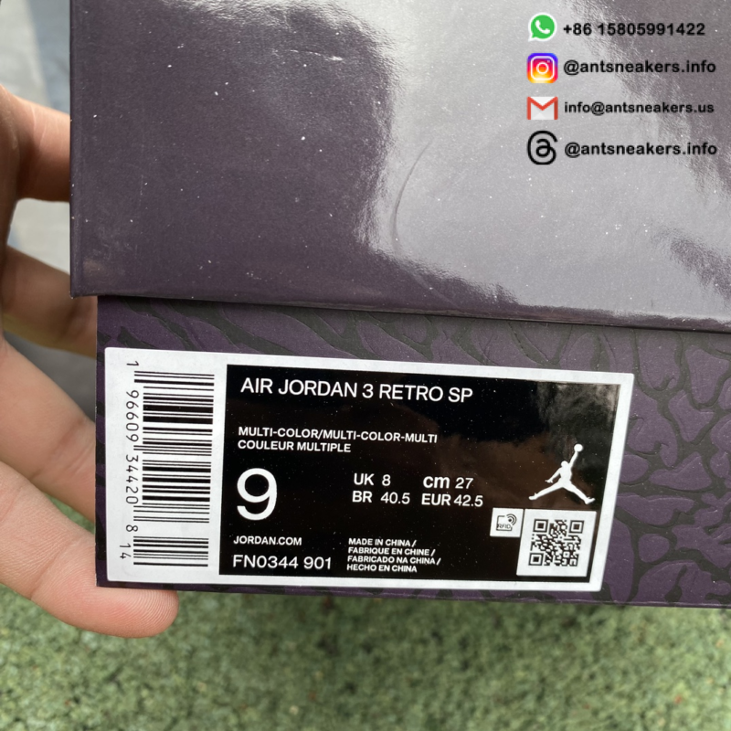 J. Balvin x Air Jordan 3 Retro 'Medellín Sunset' FN0344-901