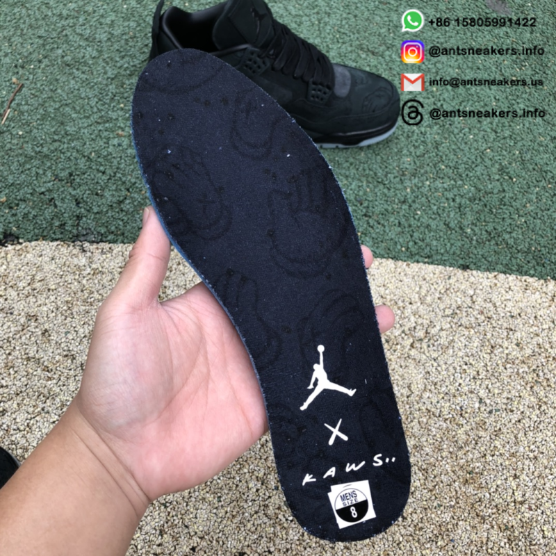 KAWS x Air Jordan 4 Retro 'Black' 930155-001