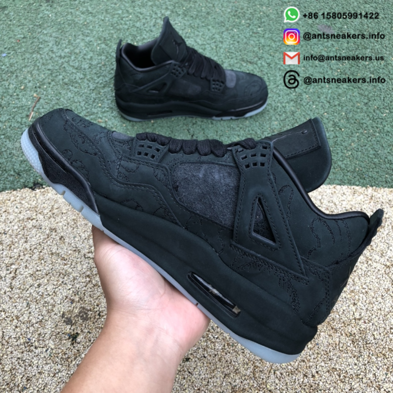 KAWS x Air Jordan 4 Retro 'Black' 930155-001