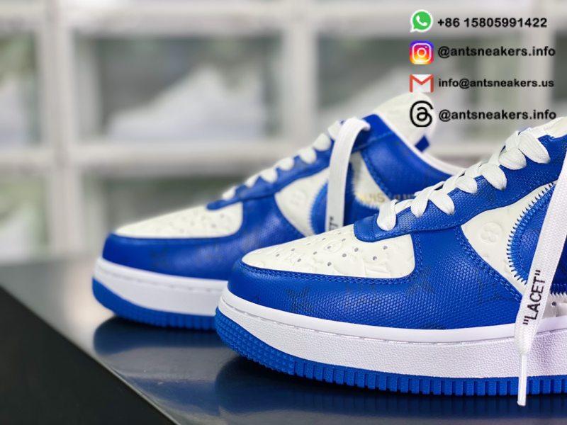 Louis Vuitton x Air Force 1 Low 'White Team Royal' 1A9V WHITE ROYAL