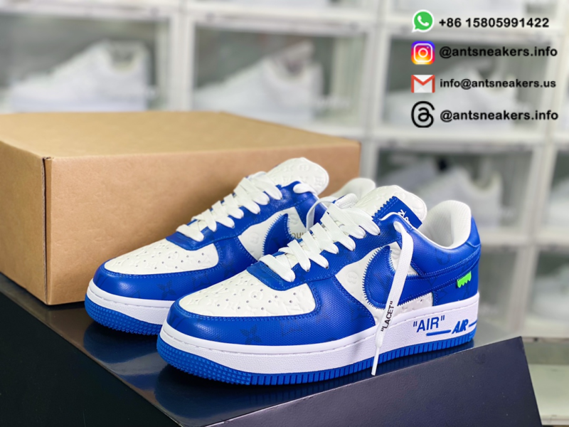 Louis Vuitton x Air Force 1 Low 'White Team Royal' 1A9V WHITE ROYAL