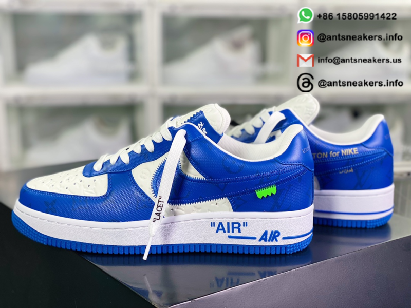 Louis Vuitton x Air Force 1 Low 'White Team Royal' 1A9V WHITE ROYAL