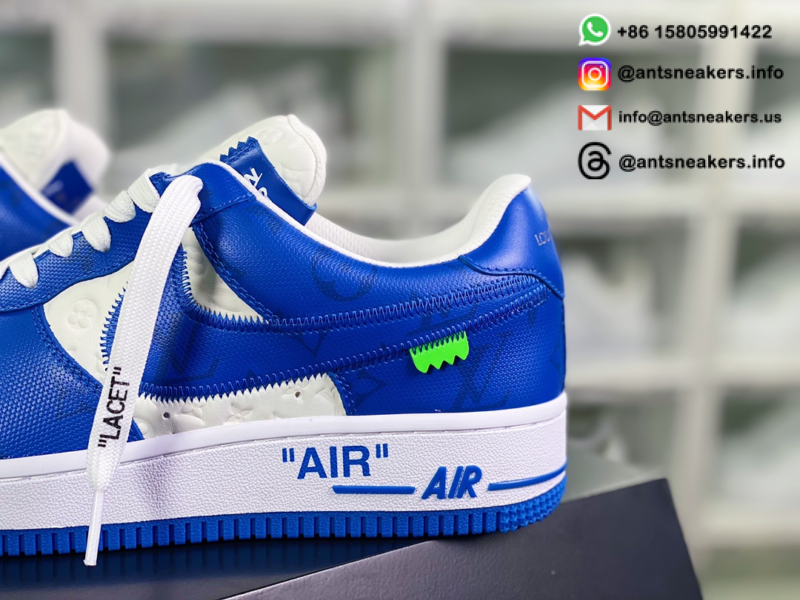 Louis Vuitton x Air Force 1 Low 'White Team Royal' 1A9V WHITE ROYAL