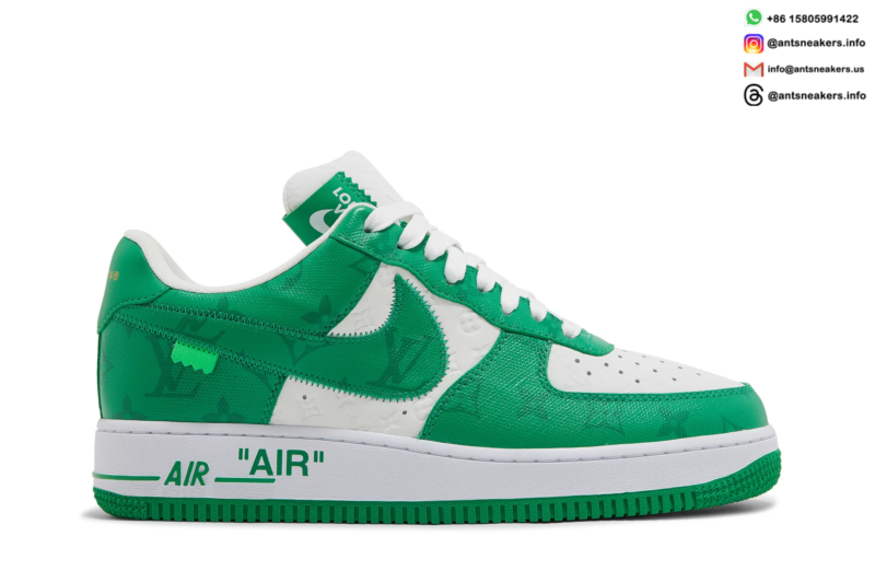 Louis Vuitton x Nike Air Force 1 Low 'White Gym Green' 1A9V WHITE GREEN