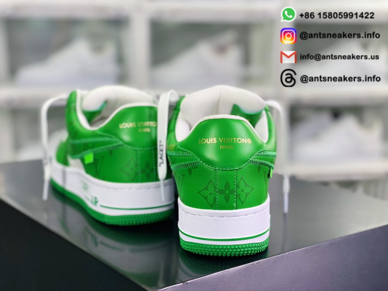 Louis Vuitton x Nike Air Force 1 Low 'White Gym Green' 1A9V WHITE GREEN