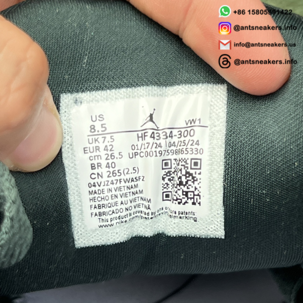 Nigel Sylvester x Air Jordan 4 RM SP 'Fence Green' HF4334-300 - Image 12
