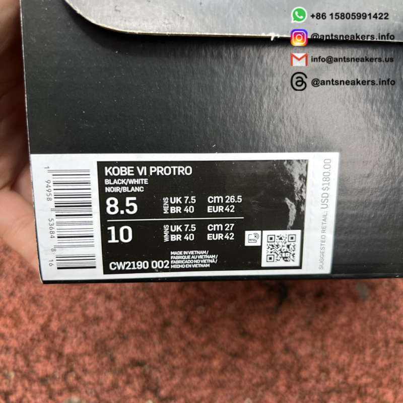 Nike Zoom Kobe 6 Protro 'Mambacita Sweet Sixteen' CW2190-002