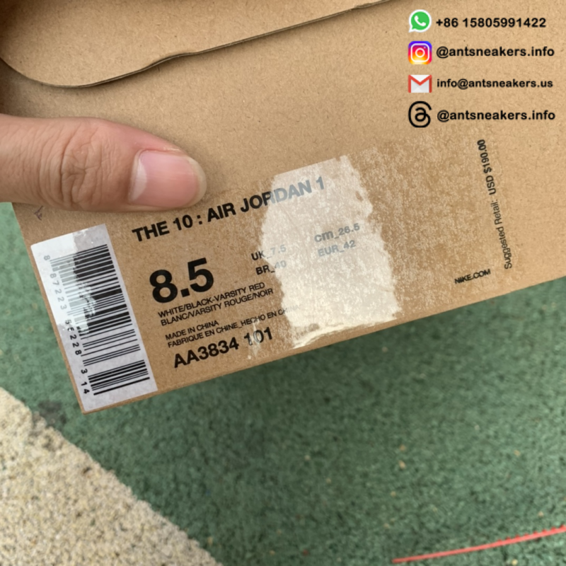Off-White x Air Jordan 1 Retro High OG 'Chicago' AA3834-101