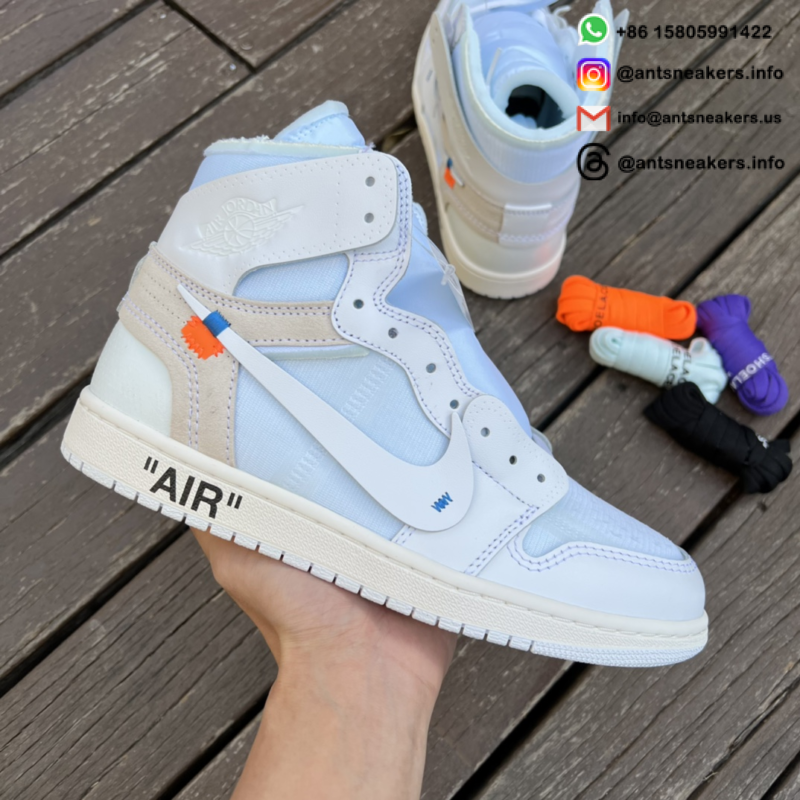 Off-White x Air Jordan 1 Retro High OG 'White' 2018 AQ0818-100
