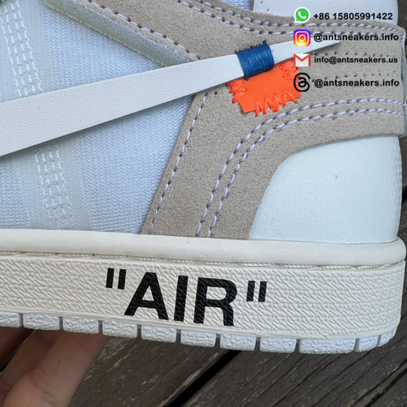 Off-White x Air Jordan 1 Retro High OG 'White' 2018 AQ0818-100