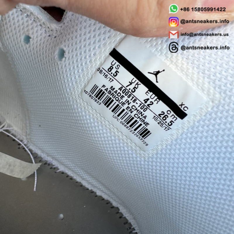 Off-White x Air Jordan 1 Retro High OG 'White' 2018 AQ0818-100