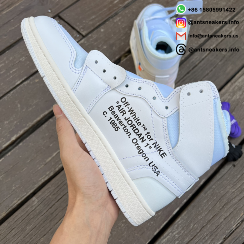 Off-White x Air Jordan 1 Retro High OG 'White' 2018 AQ0818-100