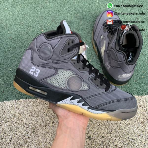 Off-White x Air Jordan 5 Retro SP 'Muslin' CT8480-001 - Image 2