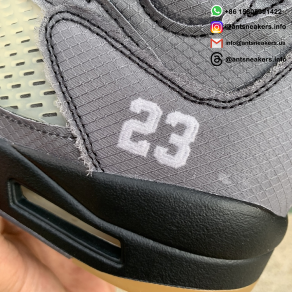 Off-White x Air Jordan 5 Retro SP 'Muslin' CT8480-001 - Image 4