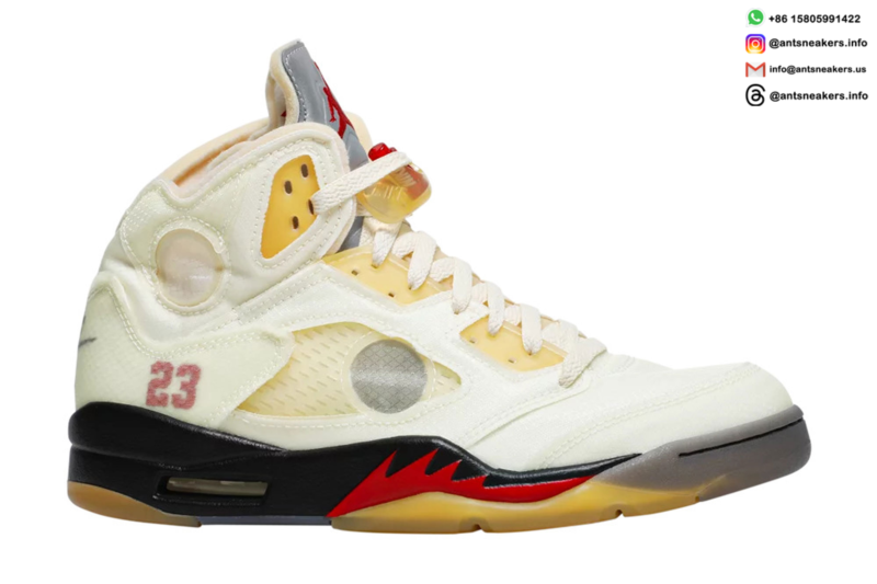 Off-White x Air Jordan 5 SP 'Sail' DH8565-100