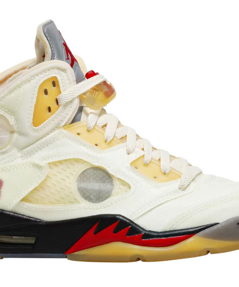 Off-White x Air Jordan 5 SP ‘Sail’ DH8565-100 product image 1 - Antsneakers