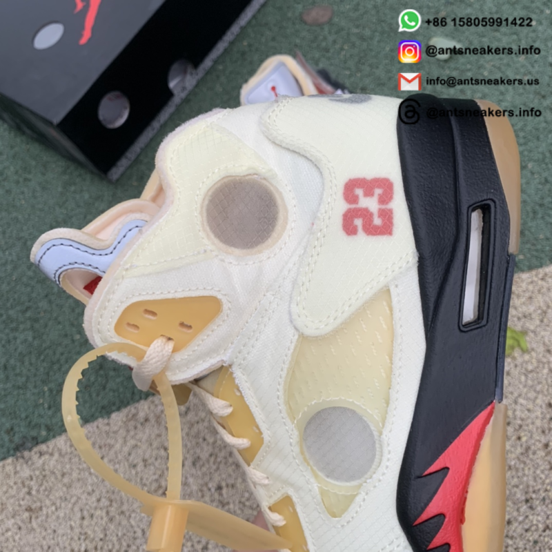 Off-White x Air Jordan 5 SP 'Sail' DH8565-100